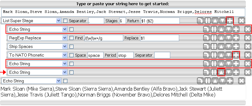 Adding substages